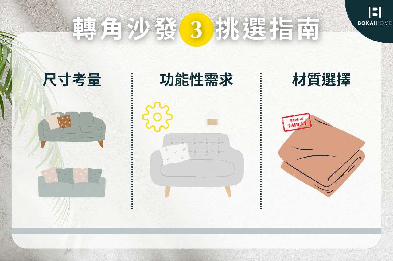 轉角沙發挑選指南