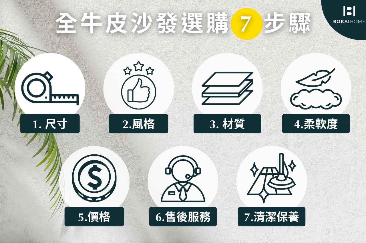 全牛皮沙發選購指南
